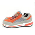 Shandong manufacturing esd suede upper breathable comfort non slip casual sport work safety steel cap shoes for work